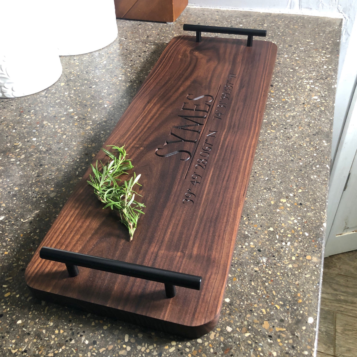 Black Walnut Charcuterie Board Can be used as a centerpiece, cutting board,  etc. in Ruston, LA - Ruston Florist and Boutique