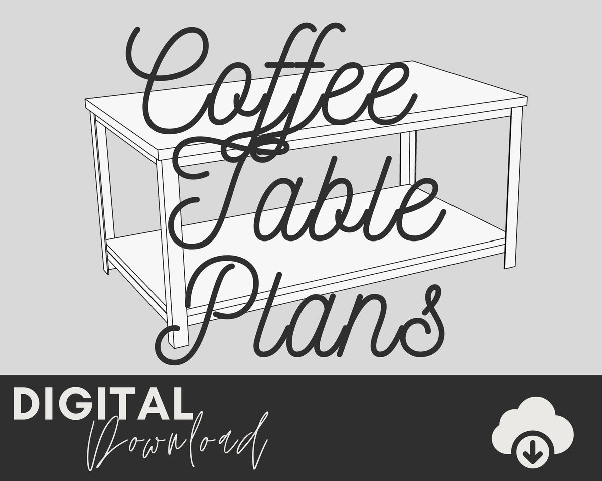 DIY Metal and Wood Coffee Table Plans