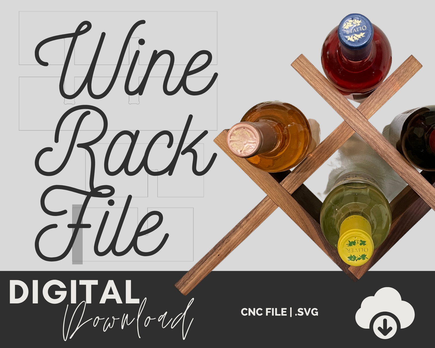 Wine Rack SVG