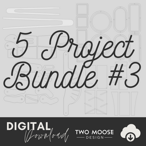 5 Project YouTube CNC Bundle #3 SVG - Two Moose Design