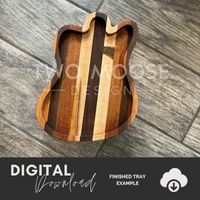 Guitar SVG Bundle CNC Catch All Tray - Two Moose Design