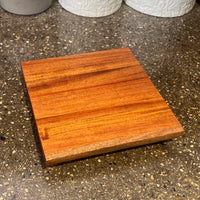 Mini Prep Cutting Board - Mahogany Edge Grain Cocktail Board 8" x 8" - READY TO SHIP - Two Moose Design