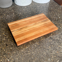 Small Prep Cutting Board - Cherry Edge Grain Cocktail Board 10" x 6.5" - READY TO SHIP - Two Moose Design
