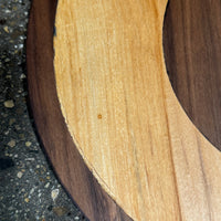 17" Avocado Charcuterie Board - Walnut + Spalted Maple Tray - READY TO SHIP - (Flawed)