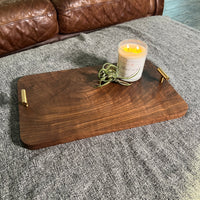Black Walnut Charcuterie Board - Serving Tray 16.25" x 10" -READY TO SHIP - Two Moose Design