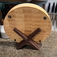 cutting board on cutting board stand