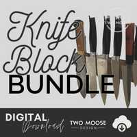 Universal Knife Block SVG Bundle