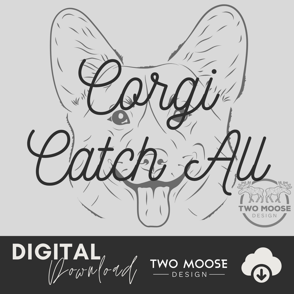 Corgi SVG - Two Moose Design