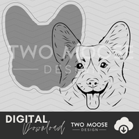 Corgi SVG - Two Moose Design