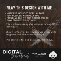 Intro to Inlays - CNC Inlay Course on End Grain Cutting Boards