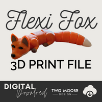 Flexi Fox 3D Print File