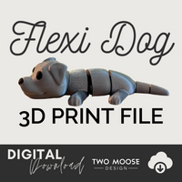 Flexi Dog 3D Print File
