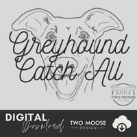 Greyhound SVG - Two Moose Design