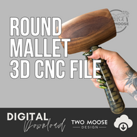 3D Round Mallet STL File