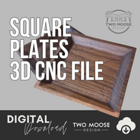 3D Square Plates STL File