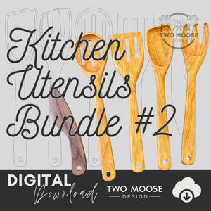 Kitchen Utensils Bundle #2 SVG - Two Moose Design