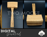 Mallet SVG - The Curvy - Two Moose Design