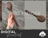 Intro into 3D Carving on a CNC- 3D Spoon Course - Two Moose Design
