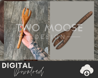 3D Sporkchula STL - Two Moose Design