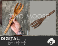 3D Sporkchula STL - Two Moose Design
