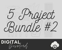 5 Project YouTube Video CNC Bundle #2 SVG - Two Moose Design