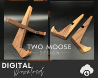 Cutting Board Stand SVG - Two Moose Design