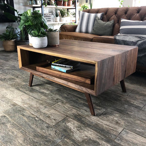 The Jetson Walnut Modern Coffee Table - Two Moose Design