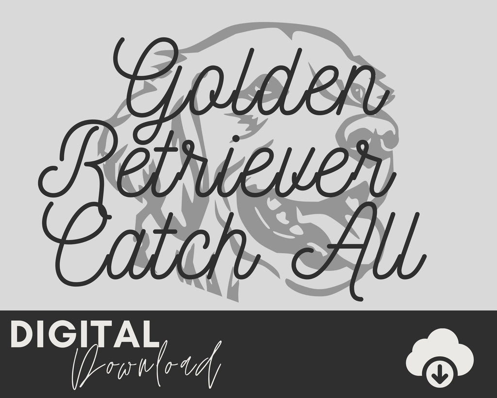 Golden Retriever SVG - Two Moose Design