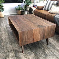 The Jetson Walnut Modern Coffee Table - Two Moose Design