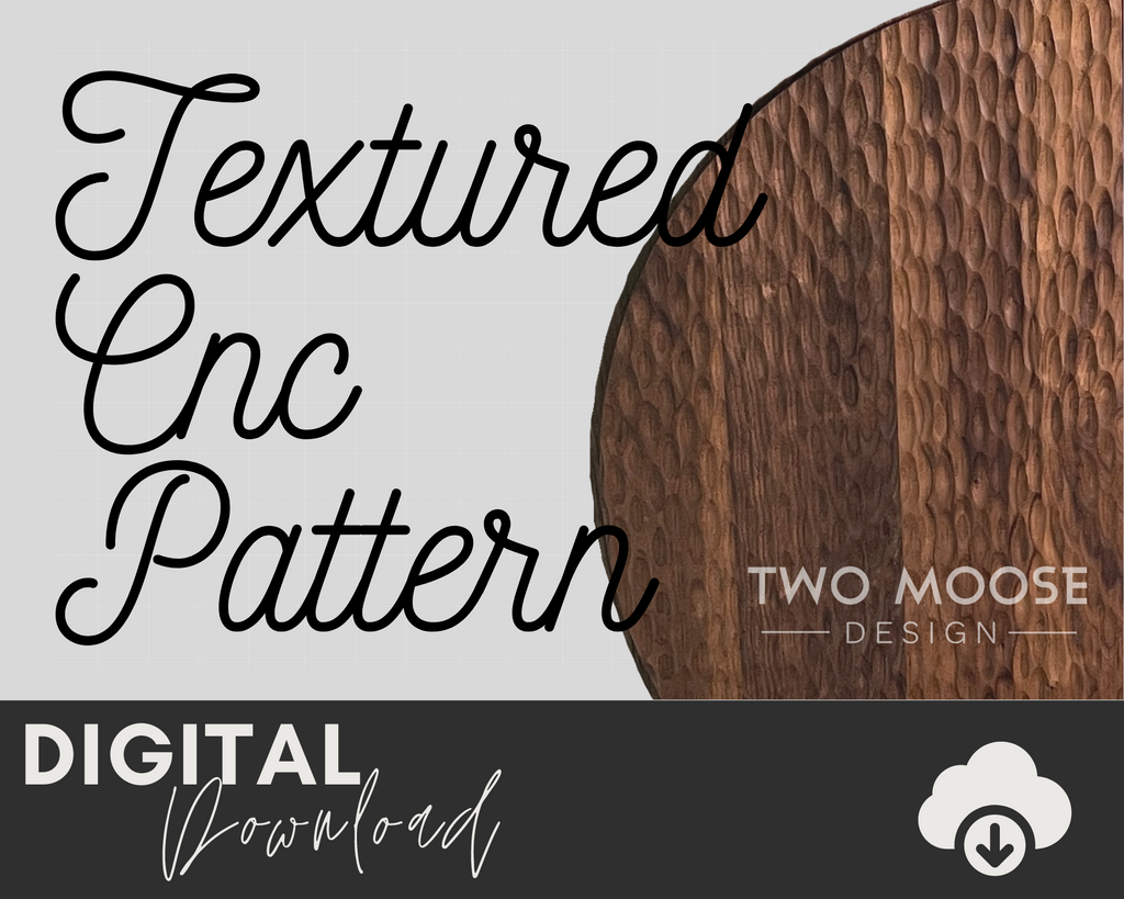 Textured CNC Pattern SVG - Two Moose Design