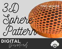 3D Sphere Pattern SVG - Two Moose Design