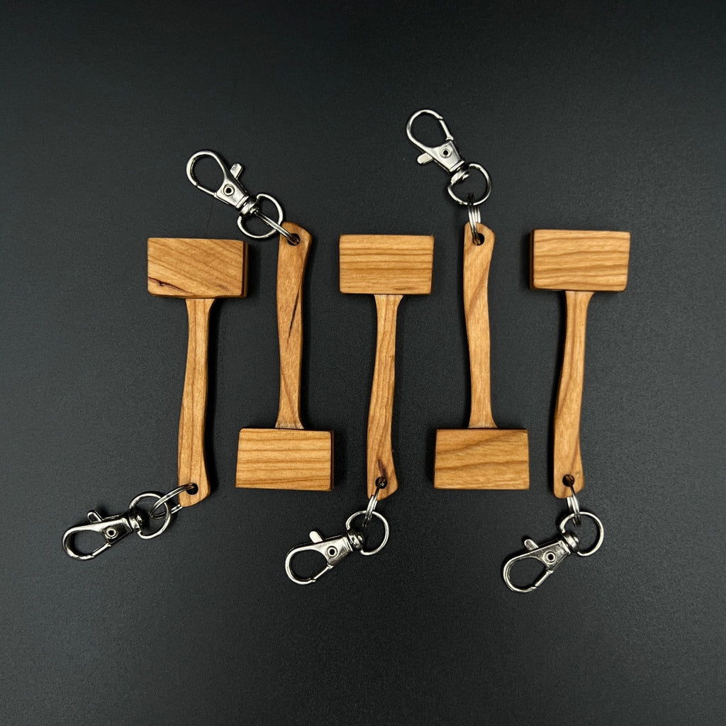Mallet Keychains - Cherry - Two Moose Design