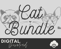 Cat Bundle SVG - Two Moose Design