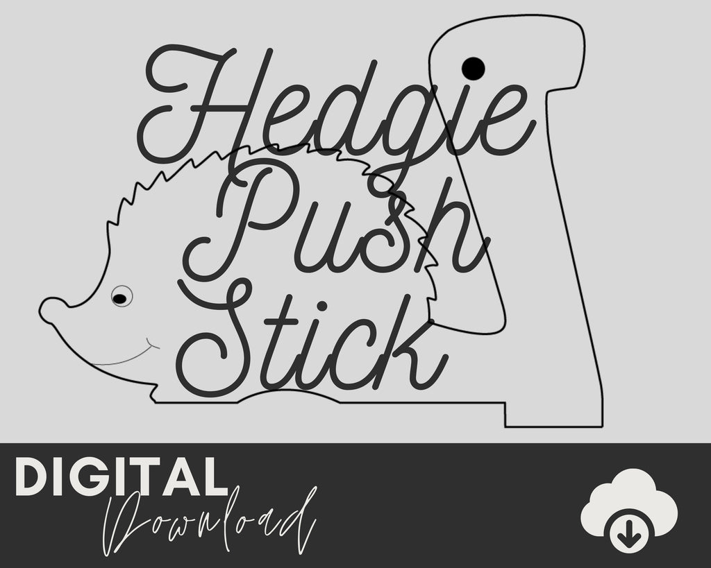 Hedgehog Push Stick SVG - Two Moose Design