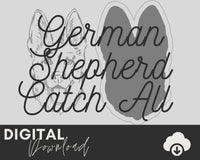 German Shepherd SVG - Two Moose Design