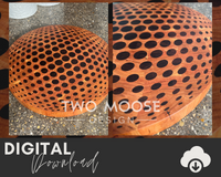 3D Sphere Pattern SVG - Two Moose Design