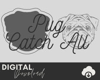 Pug SVG - Two Moose Design