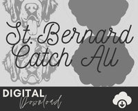 Saint Bernard SVG - Two Moose Design